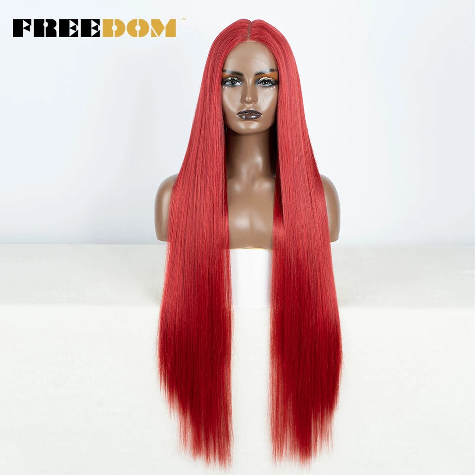 Straight Synthetic Lace Front Wigs - Various Colors Available