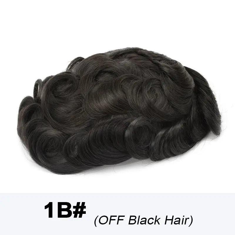 Mono Lace Men's Skin Pu Around Toupee Prosthesis Remy Human Hair Systems - Various Options Available