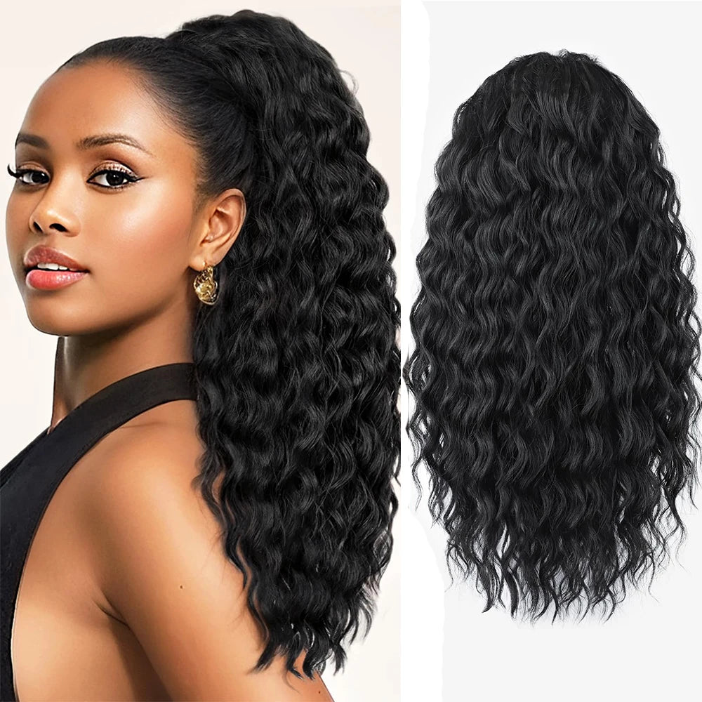 Sylhair Drawstring Synthetic 24Inch Ponytail