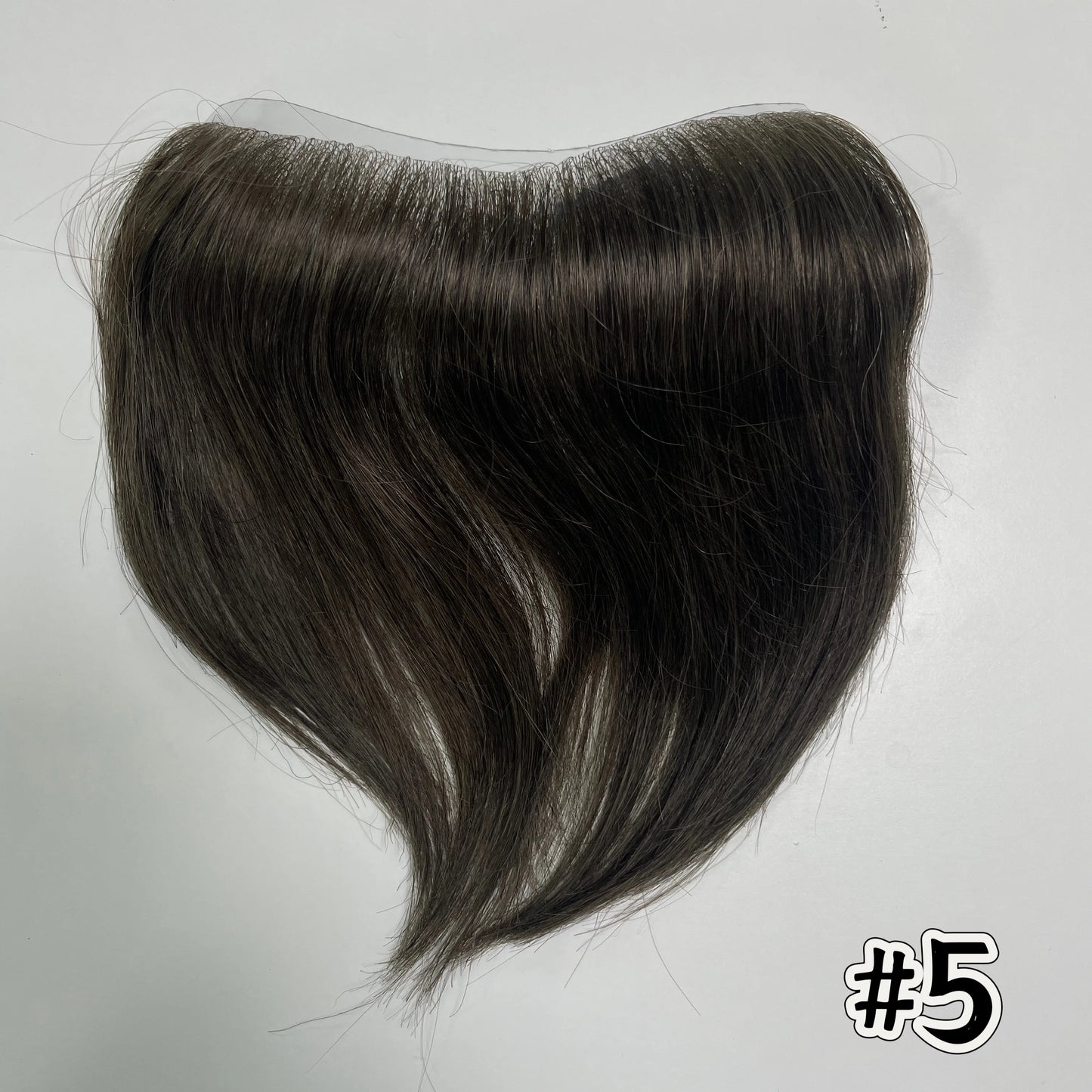 V Frontal Men Toupee Thin Skin PU 2.5x16 V Loop Human Hair Invisible Forehead Hairline