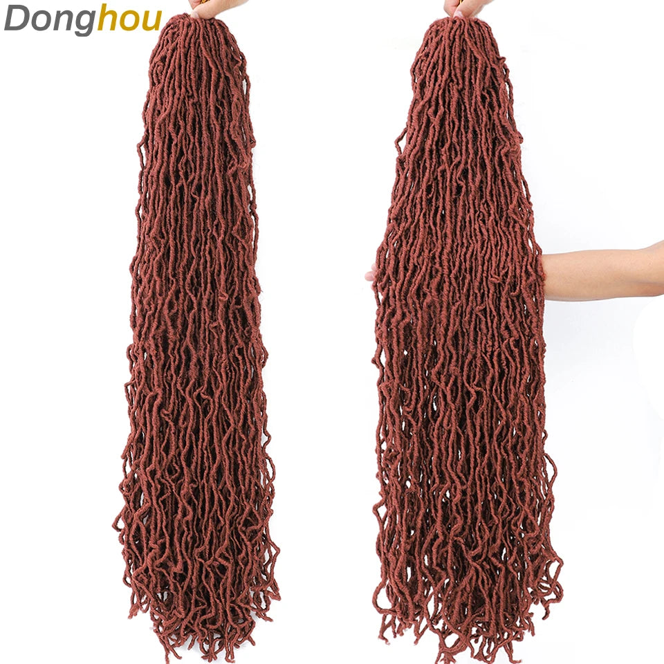 Faux Locs Crochet Synthetic Hair - Various Colors Available