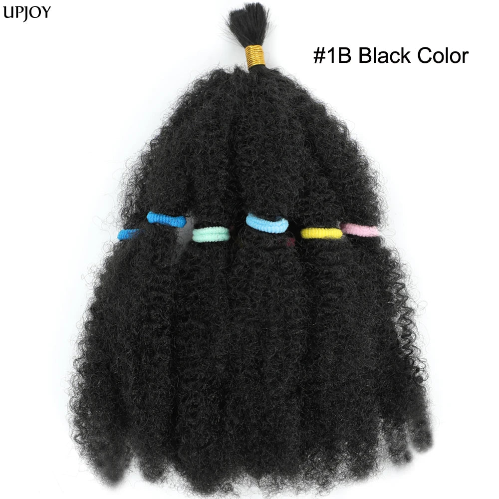 Afro Kinky Curly Marley Synthetic 12inch Hair - Various Colors Available