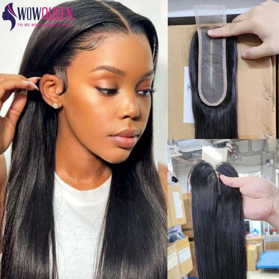 Straight Remy Transparent Lace Closure Frontal -100% Human Hair