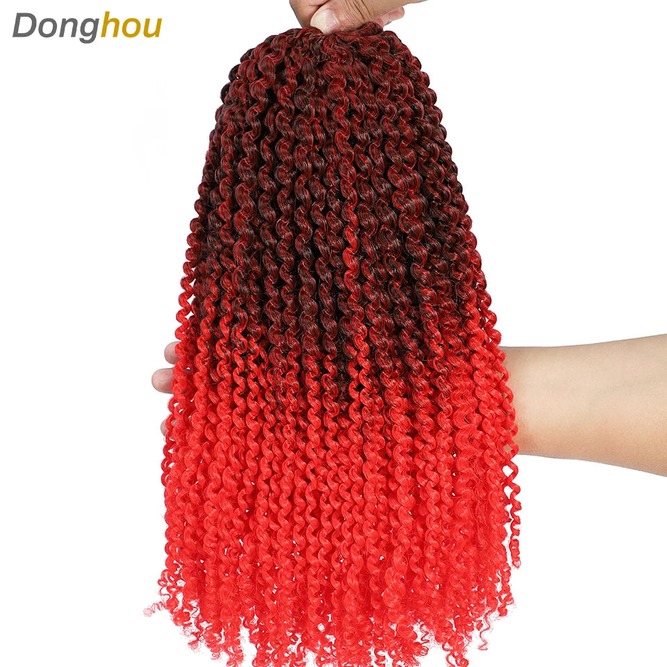 Curly Passion Twist Synthetic Crochet Hair - Various Colors Available