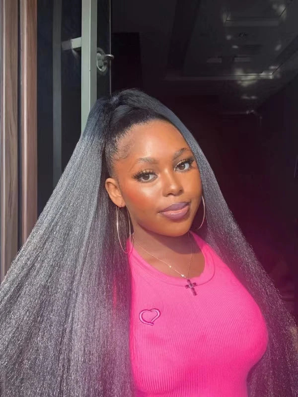 Kinky Straight Bundles Synthetic Hair Extension Crochet/Braiding