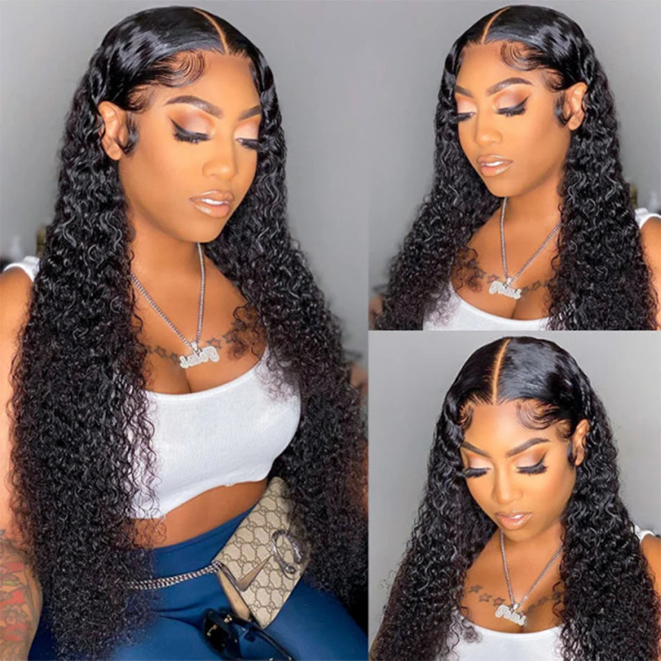 Kinky Curly Hair Raw Indian Hair Bundles In Natural Color