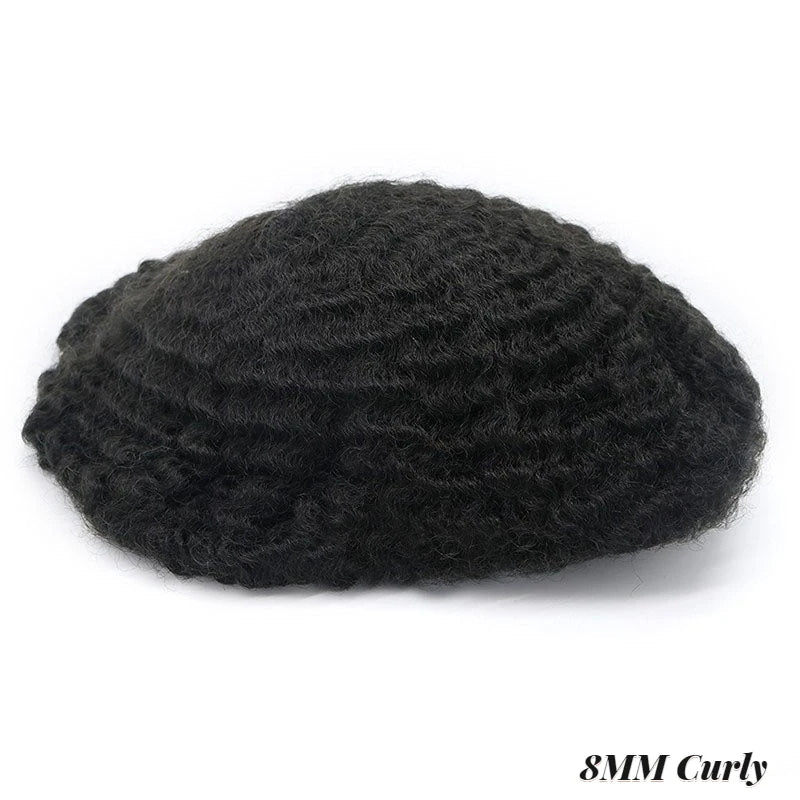 Kuin Kinky Curly - Injection PU Prosthesis Hair System - Various Options Available