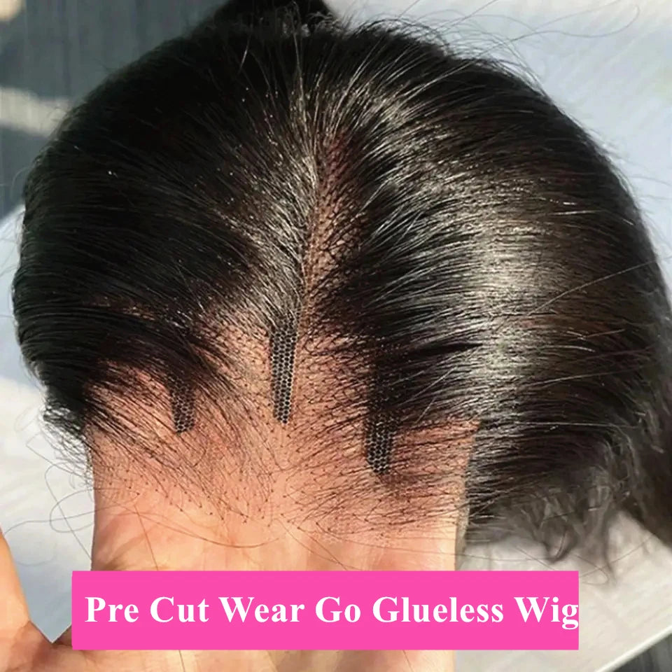 Bone Straight - Glueless Pre-Cut Lace Wear and Go Human Hair Wig