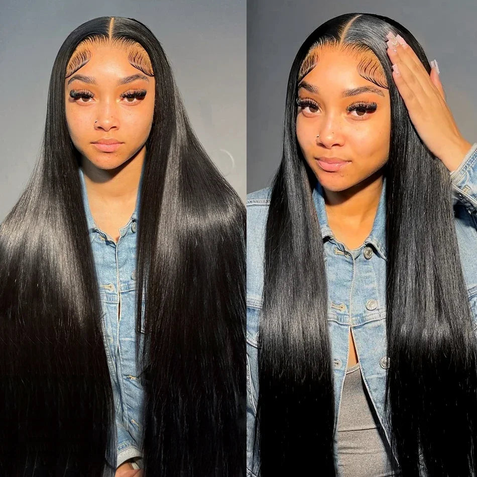 Brazilian Bone Straight - Transparent HD Lace Frontal Human Hair Wig