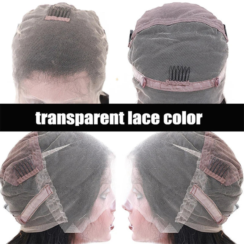 Pre Styled Transparent Lace Toupee Hairpiece Virgin Human Hair Replacement System