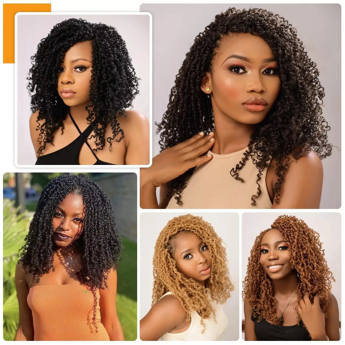 Bohemian Passion Twist Synthetic Pre-Looped Crochet Hair - Various Colors Available