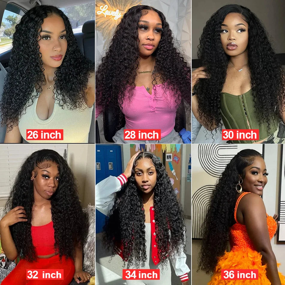 Deep Wave - Glueless HD Lace Frontal Human Hair Wig