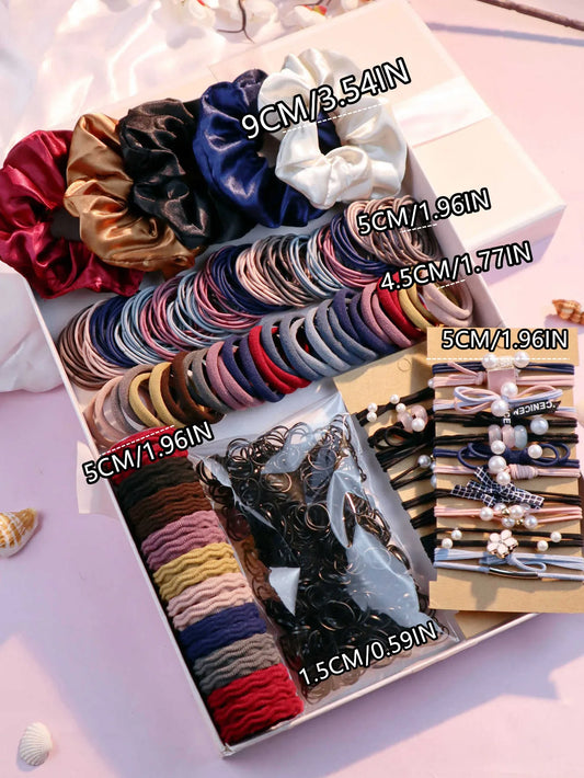 1085PCS Dark Hair Accessories for Woman Set