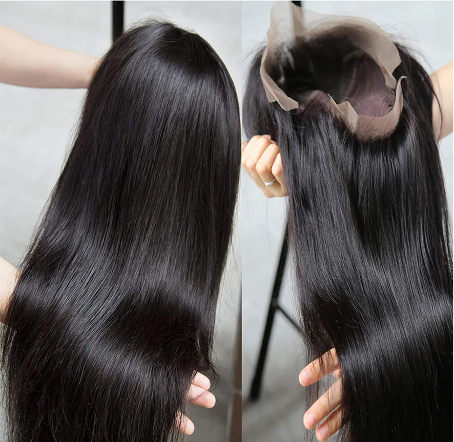 Brazilian Remy Straight - Glueless Human Hair Ready to Wear Wig