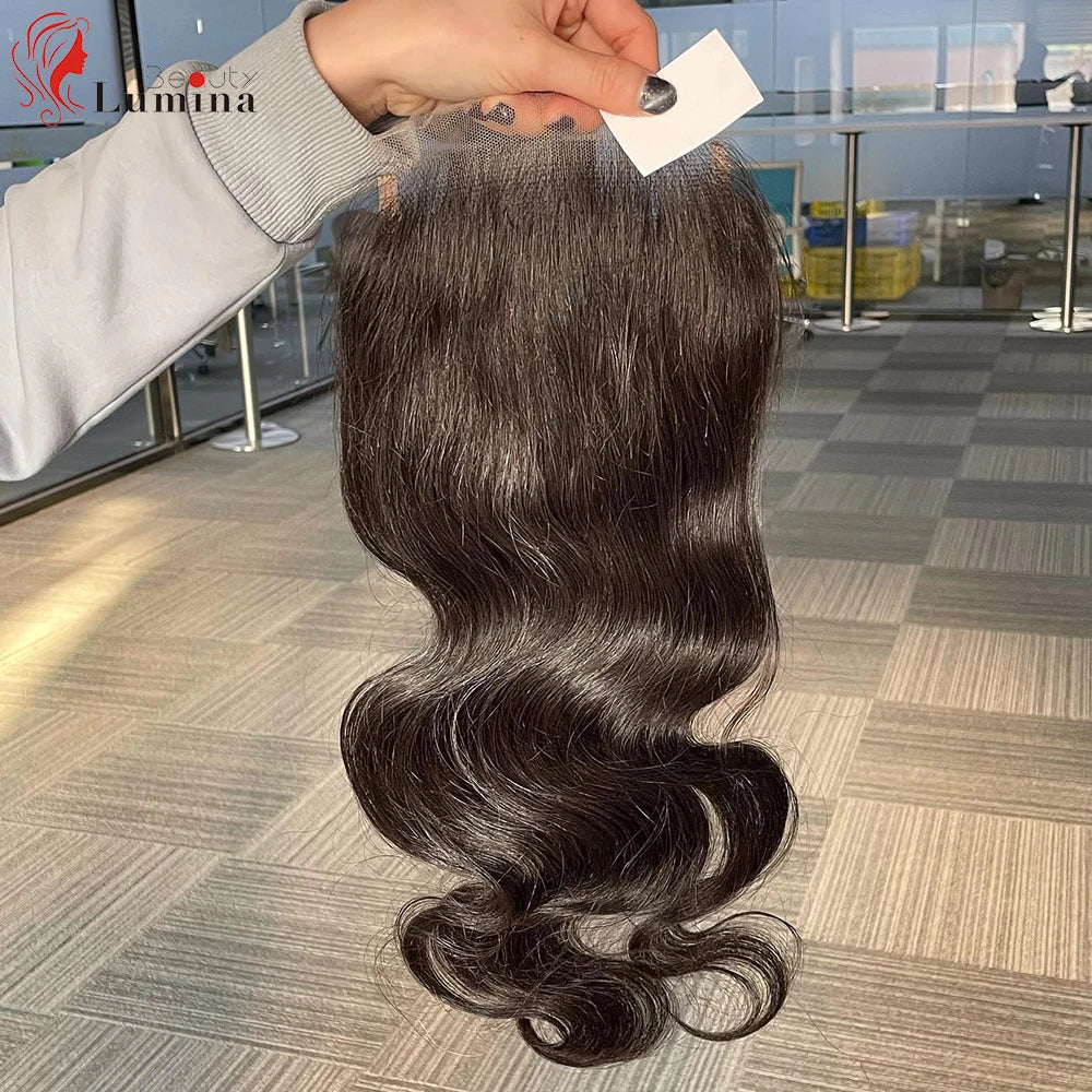 Body Wave Brazilian Remy Pre Plucked 100% Human Hair Lace Frontal or Closures