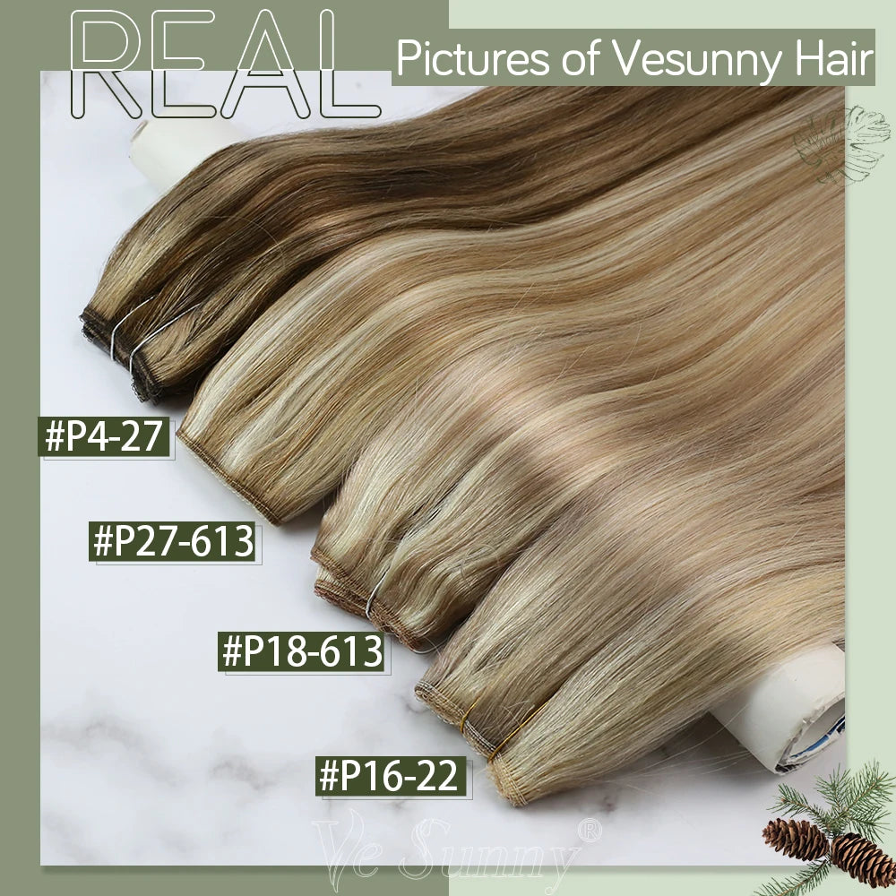 Straight Human Hair Clip Ins - Various Options Available