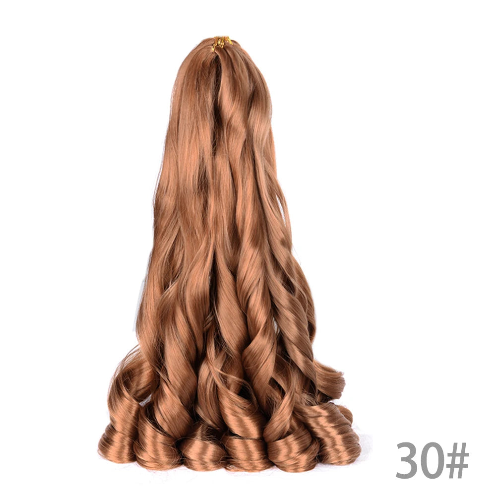 Loose French Spiral Curl Synthetic Pre-Stretched Braiding Hair