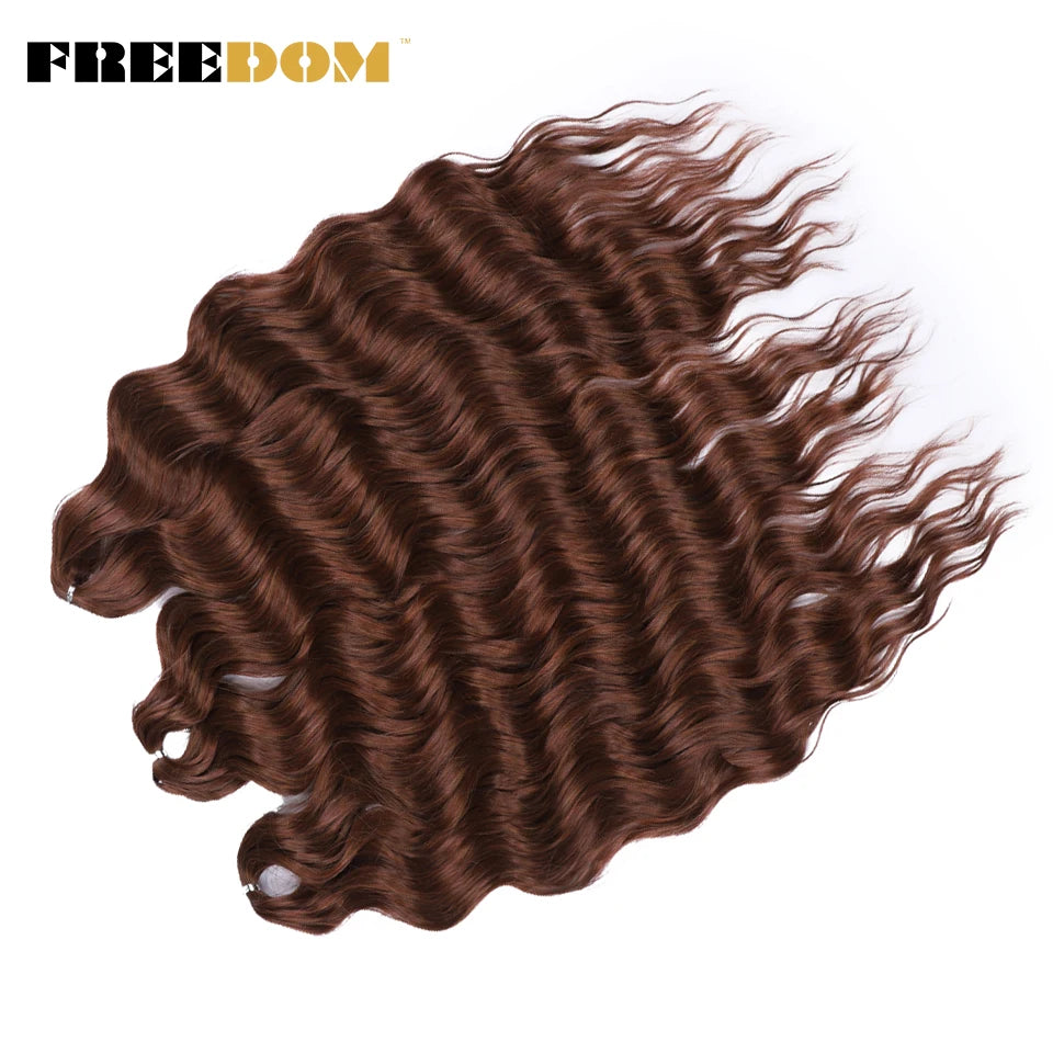 Deep Water Wave Synthetic 24inch Long Crochet Hair