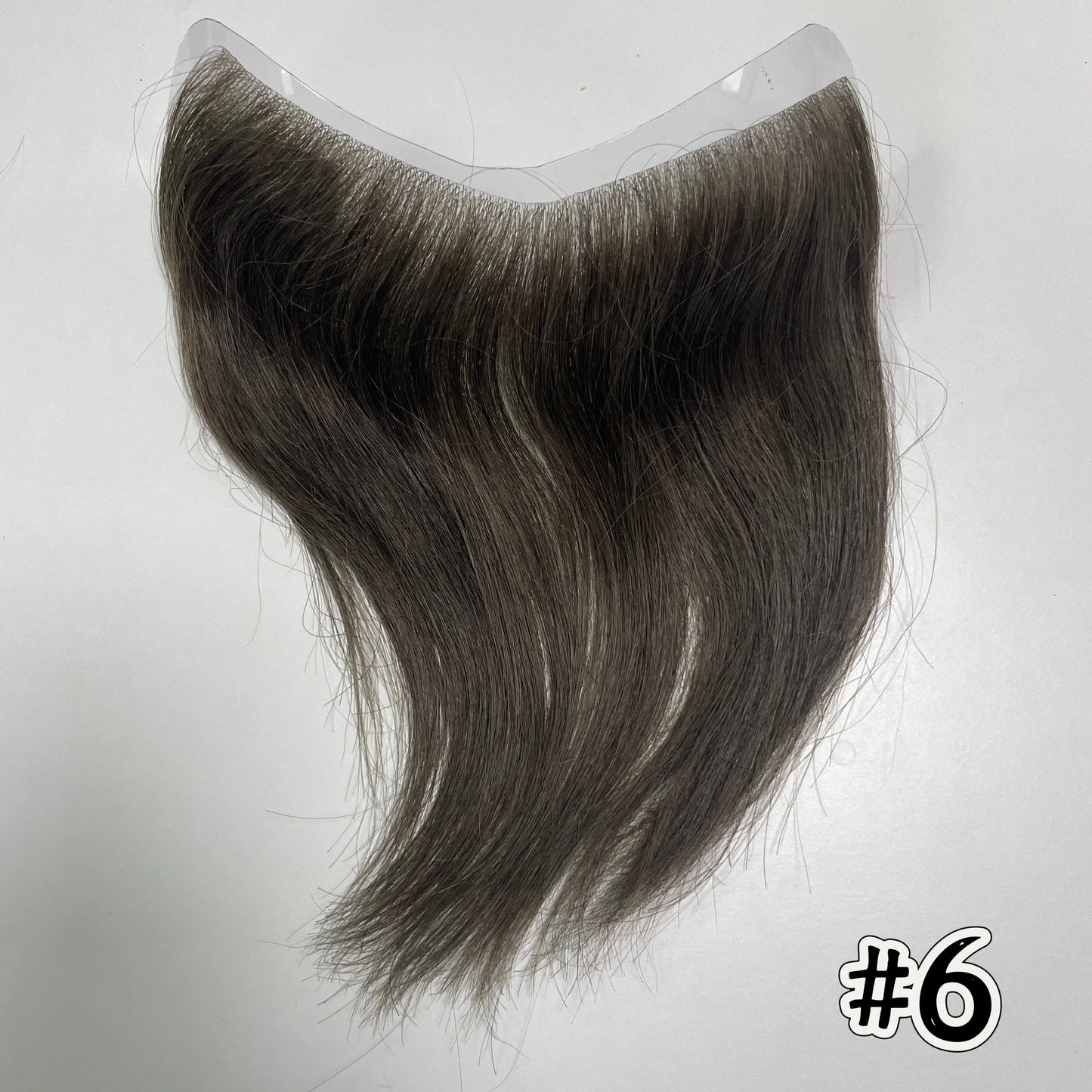 V Frontal Men Toupee Thin Skin PU 2.5x16 V Loop Human Hair Invisible Forehead Hairline