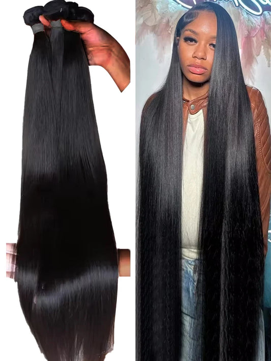 Bone Straight Raw 100% Remy Human Hair Bundles