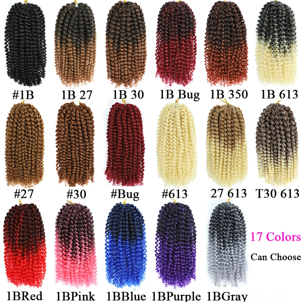 Curly Passion Twist Synthetic Crochet Hair - Various Colors Available