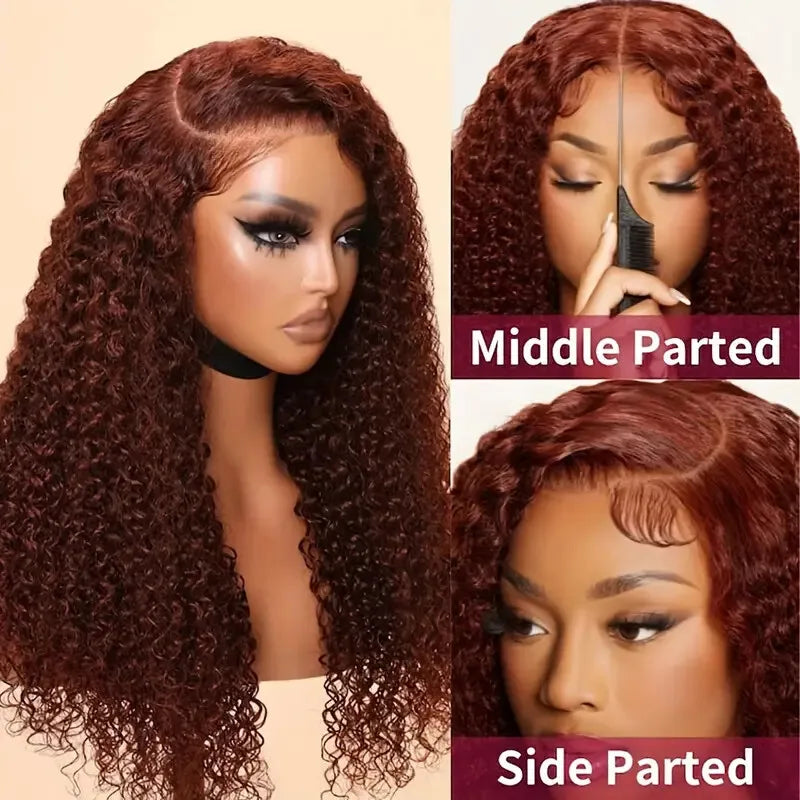 Loose Deep Wave - HD Transparent Lace Front Human Hair Glueless Wig