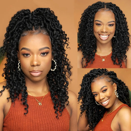 Faux Goddess Locs Synthetic Crochet Hair - Pre Looped