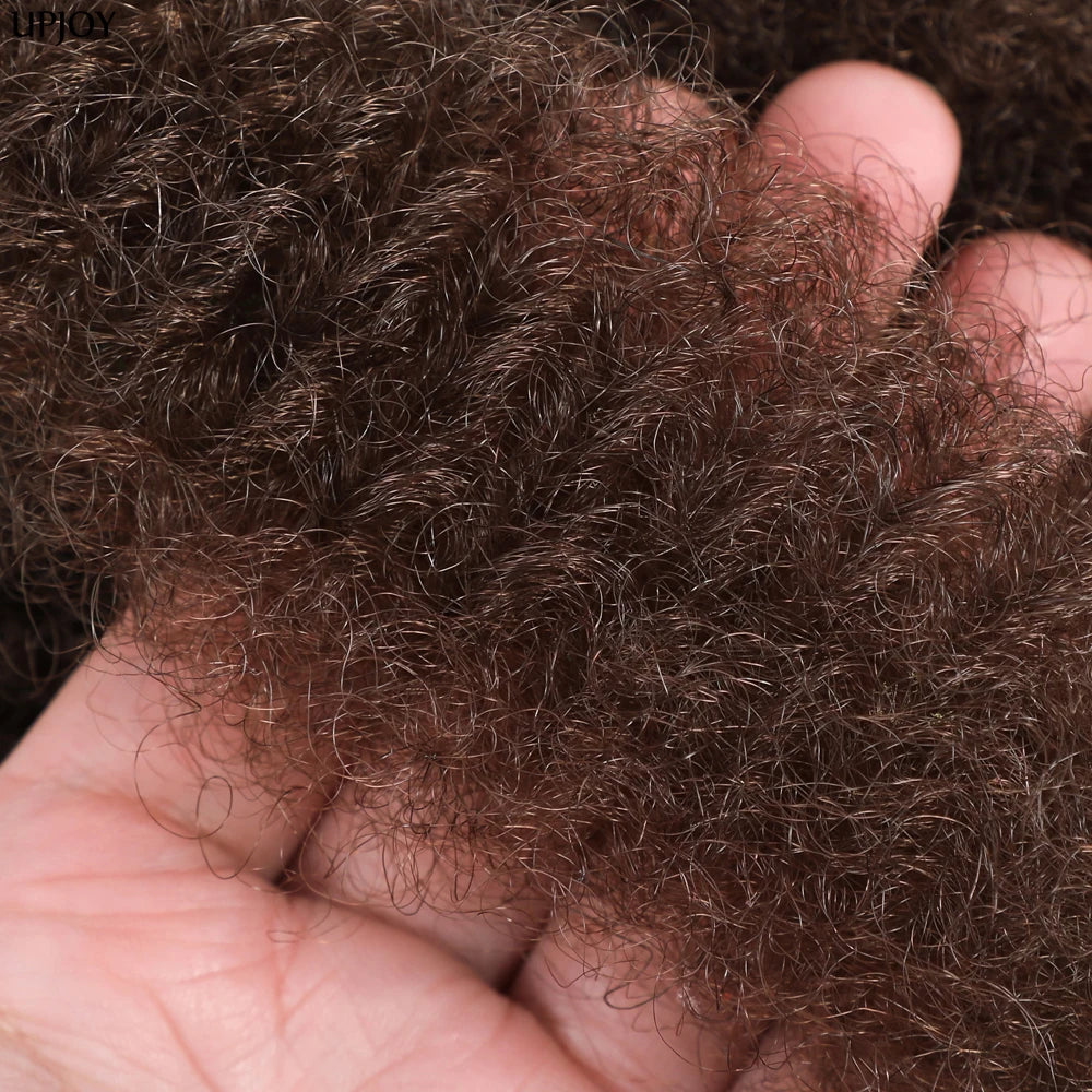 Afro Kinky Curly Marley Synthetic 12inch Hair - Various Colors Available