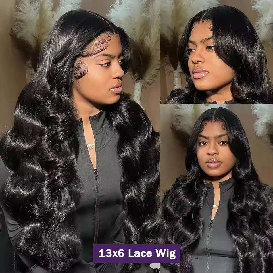 Body Wave - Glueless Human Hair Ready To Wear Lace Front Wig