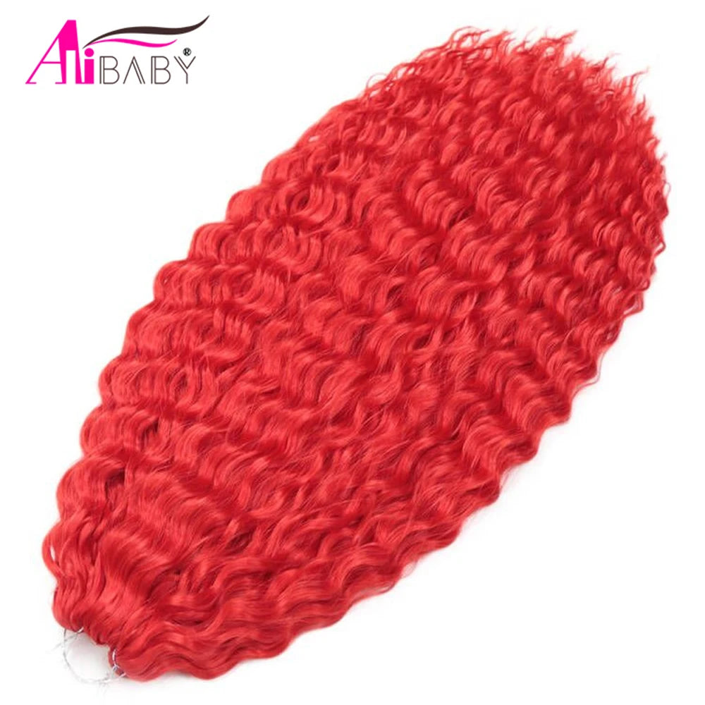 Water Wave Synthetic Crochet Hair - Various Colors Available