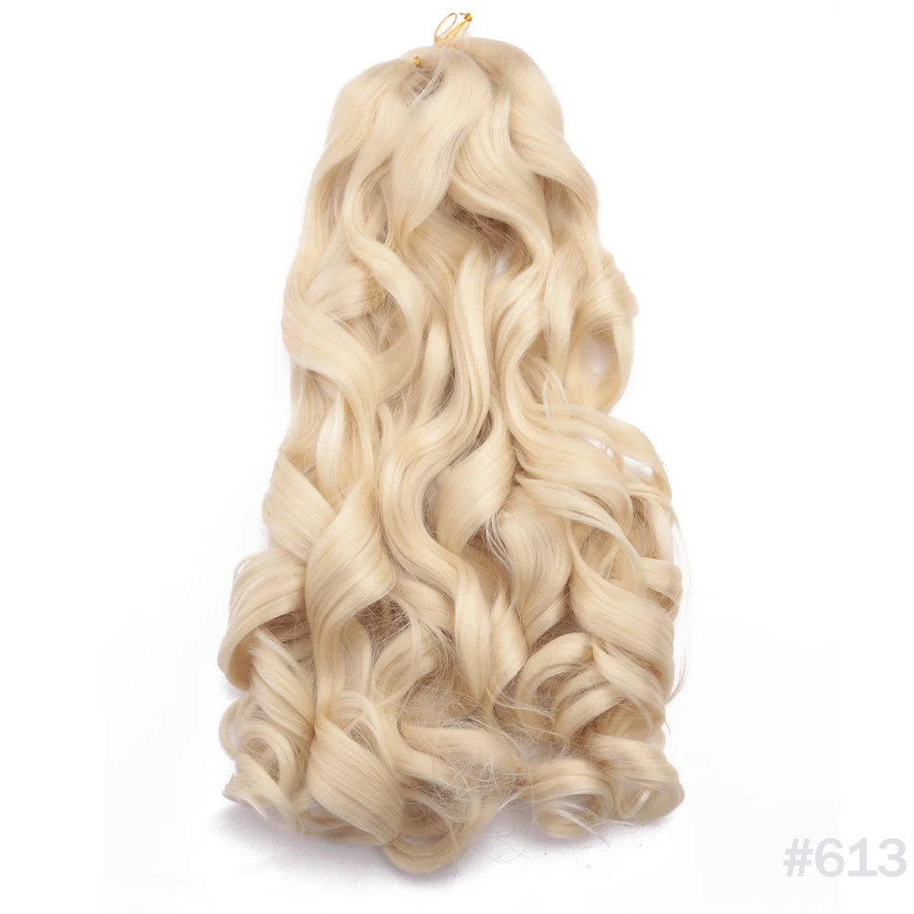 Spiral Curls Pre-Stretched Braiding Hair - Various Ombre Selections