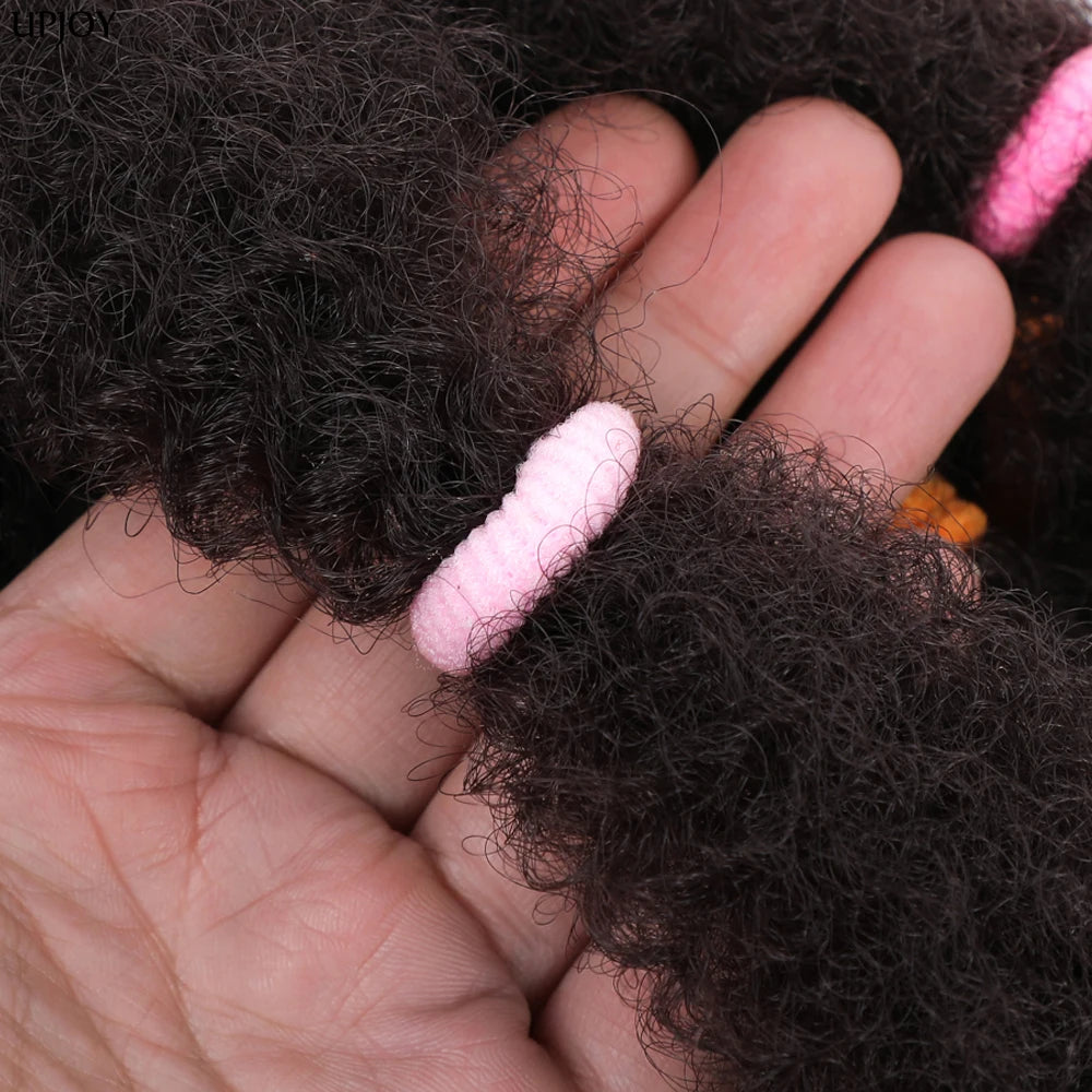 Afro Kinky Curly Marley Synthetic 12inch Hair - Various Colors Available