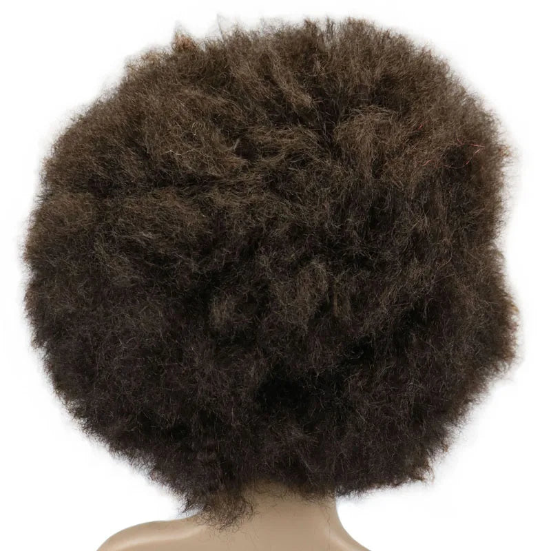 Synthetic 200g Super Big Short Curly Party Afro Wigs - Various Colors Available