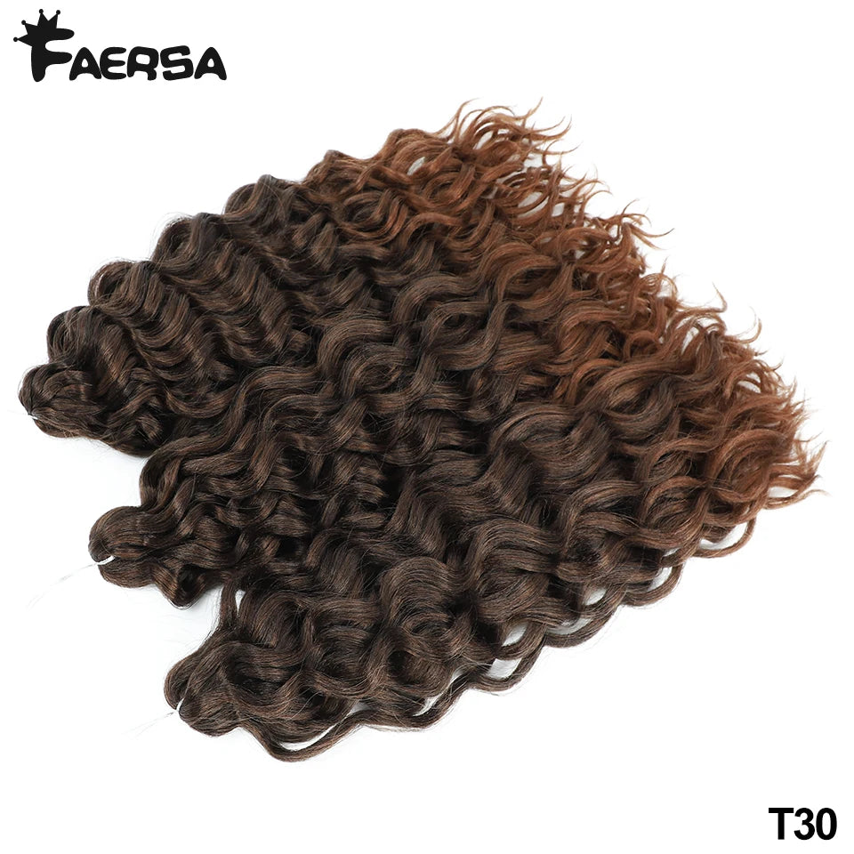 Deep Wavy Twist Synthetic Crochet Hair