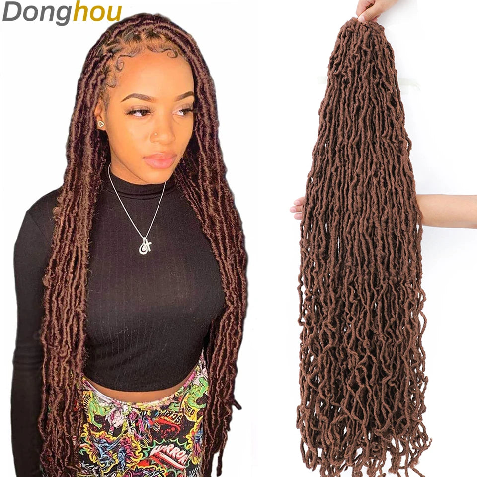 Faux Locs Crochet Synthetic Hair - Various Colors Available