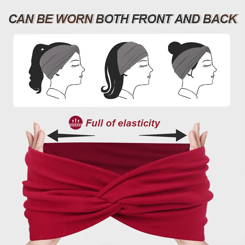 Women's Wide Twisted Headbands