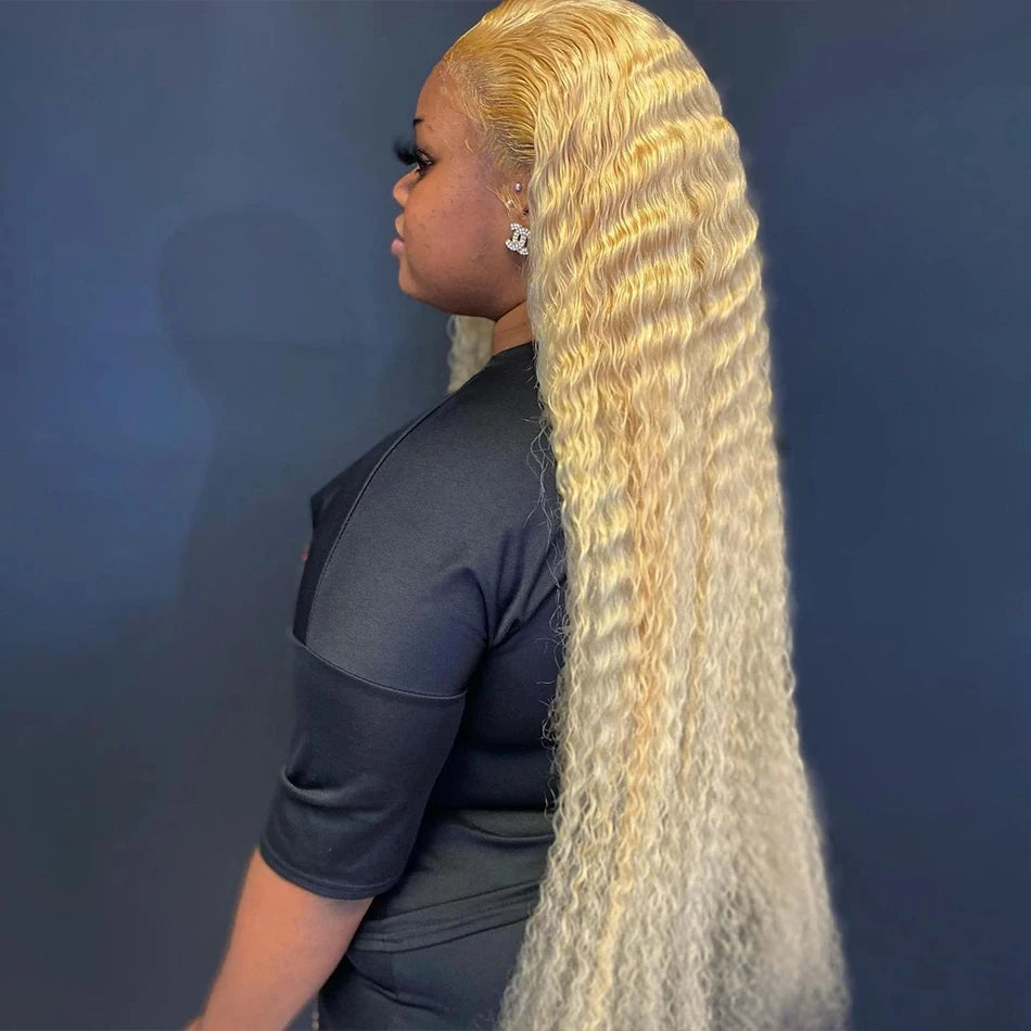 Blonde Deep Wave - HD Lace Frontal Human Hair Wig