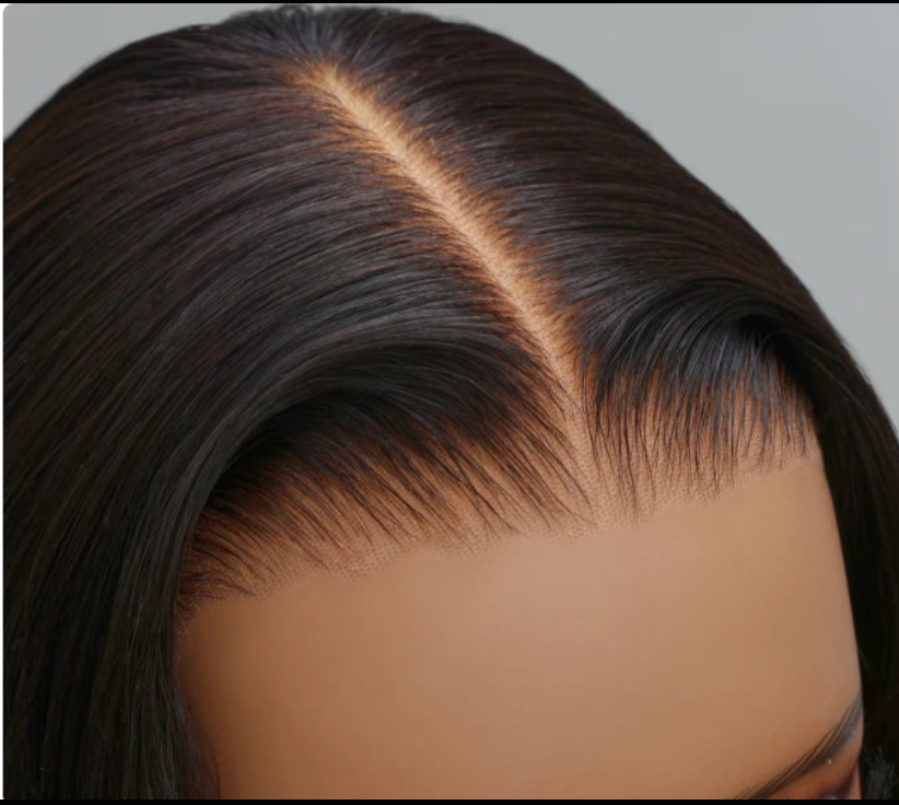 Water Wave Bob Blonde Highlight - Pre Cut Pre Bleached Glueless Human Hair Ready To Wear Wig