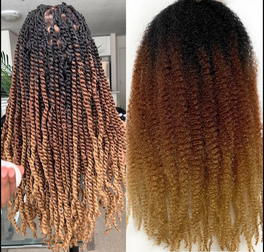 18 Inch Synthetic Marley Braiding Hair - Various Colors Available