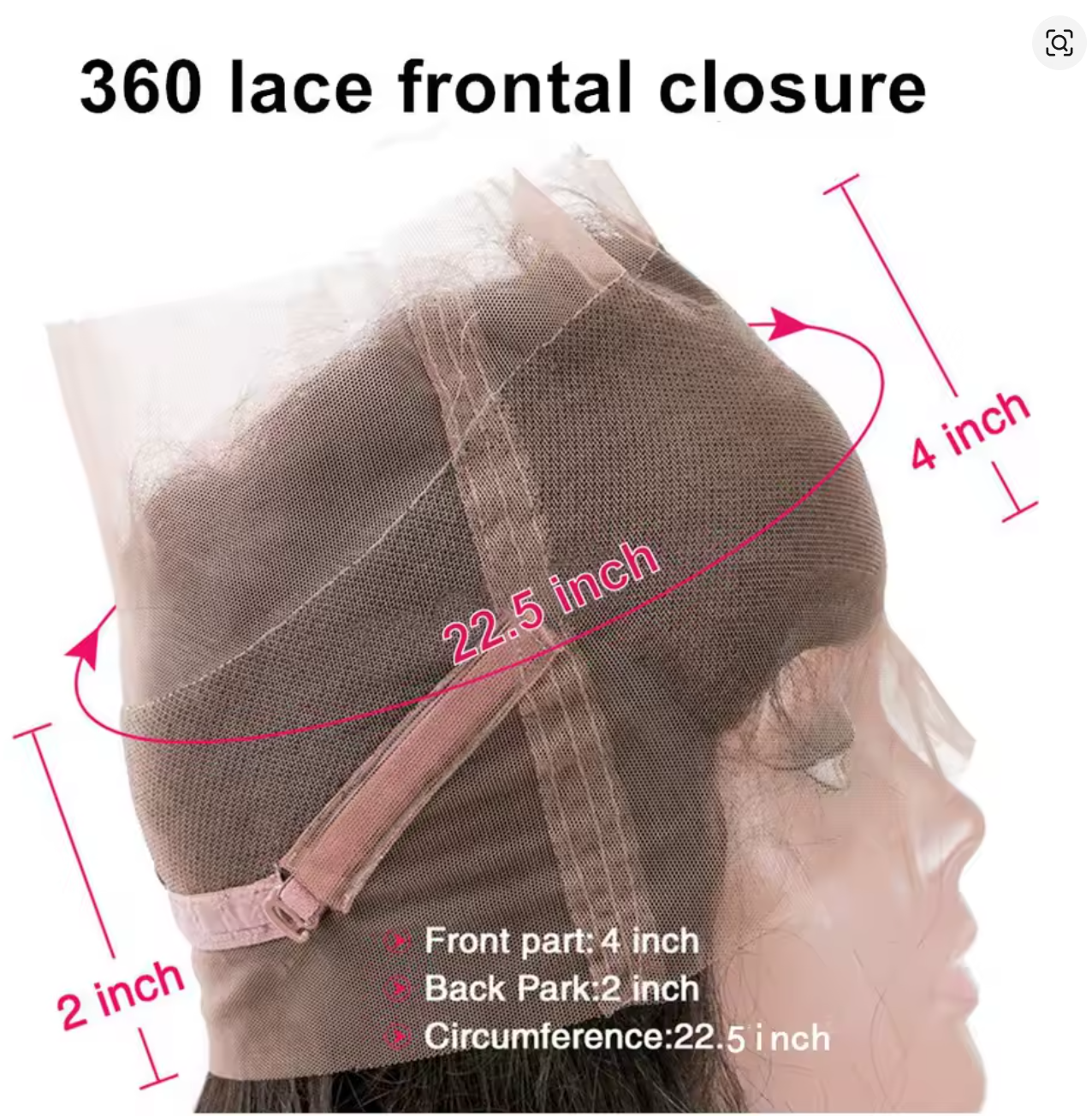 Body Wave Human Hair P4/27 Color Transparent Lace Closure/Frontal