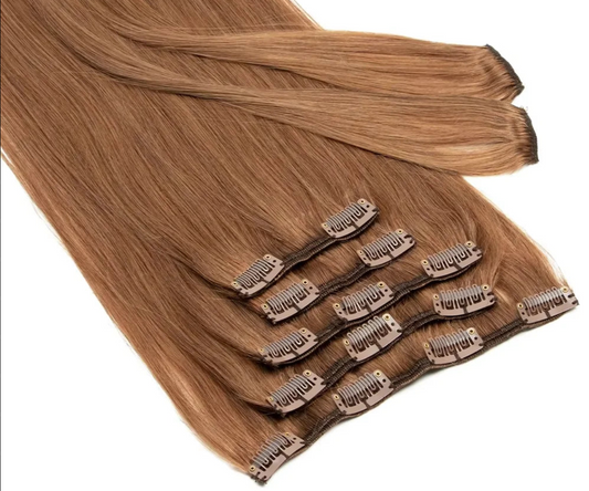 Straight Human Hair Clip Ins - Various Options Available