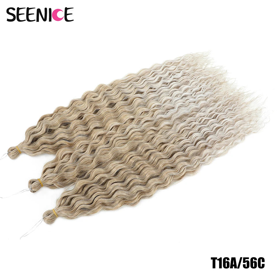 Synthetic Water Wave Twist Crochet Hair - Various Colors Available