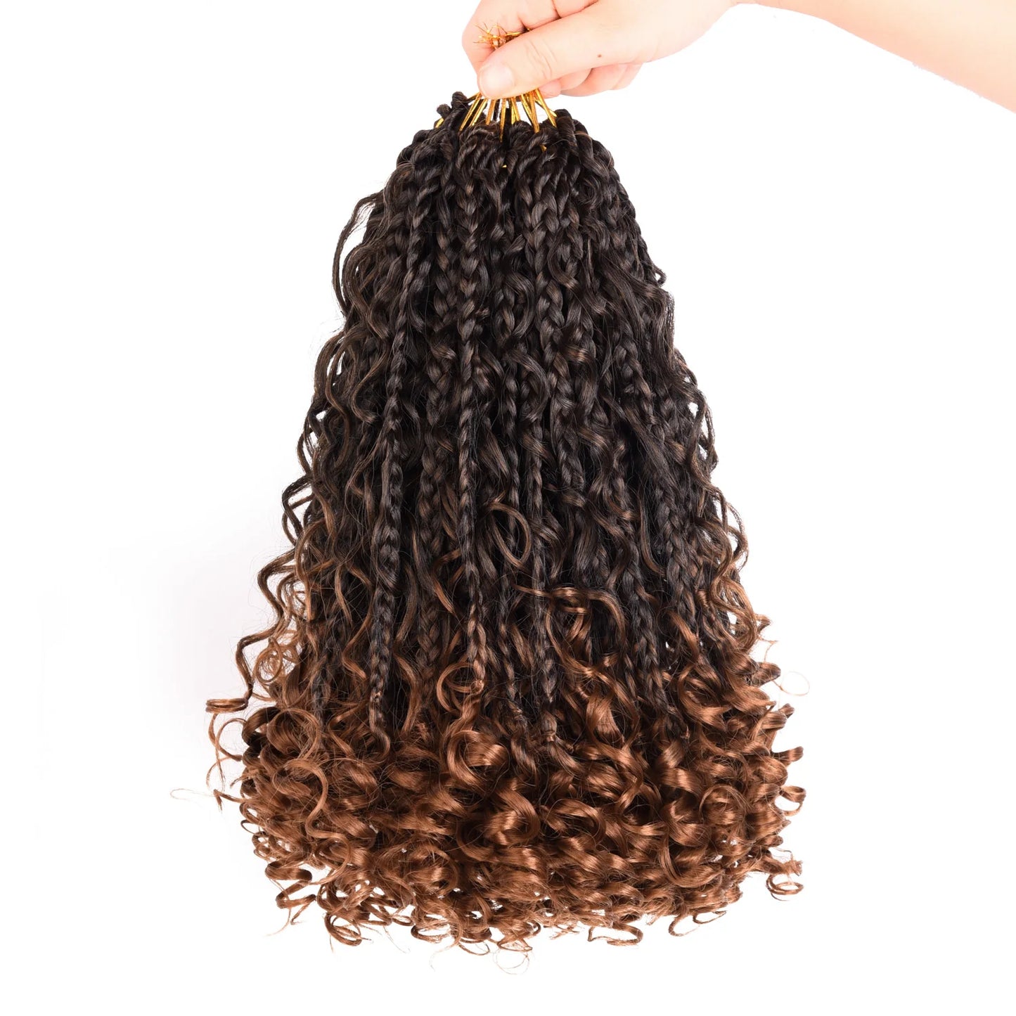 10 Inch Bob Goddess Box Braids Crochet Synthetic Hair 1Pcs/Lot