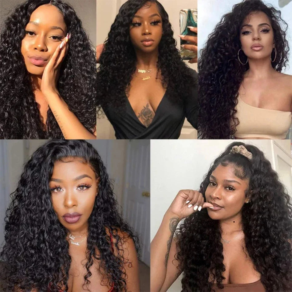 Peruvian Water Wave Human Hair 100% Unprocessed Virgin Bundles