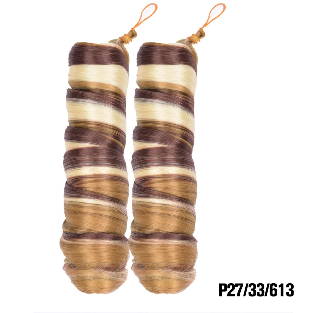 Loose French Spiral Curl Synthetic Pre-Stretched Braiding Hair