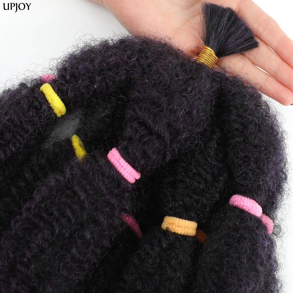 Afro Kinky Curly Marley Synthetic 12inch Hair - Various Colors Available