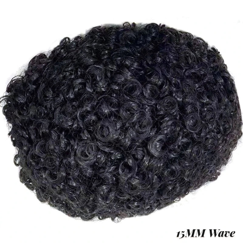 Kuin Kinky Curly - Injection PU Prosthesis Hair System - Various Options Available
