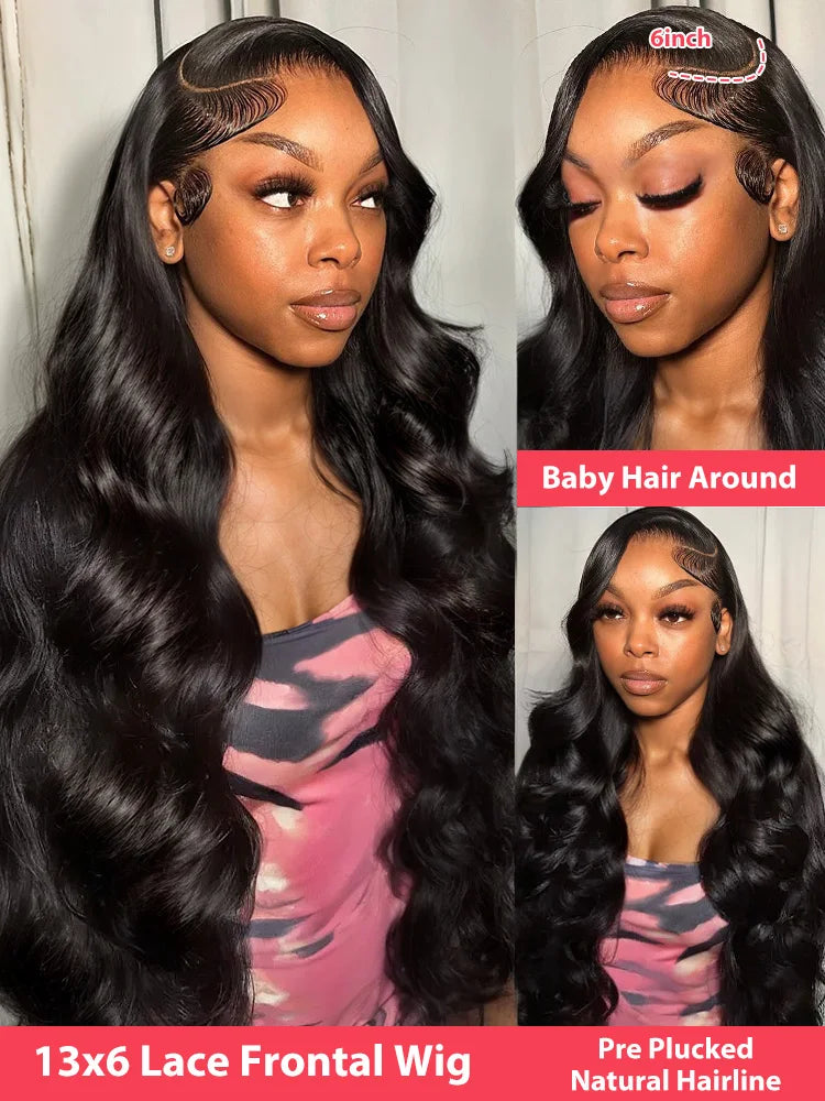 Brazilian Body Wave - Glueless HD Lace Front Wear & Go Human Hair Wig