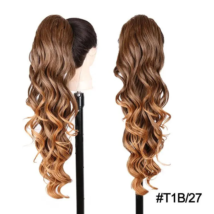 Long Synthetic Clip In Drawstring Ponytails - Various Options Available