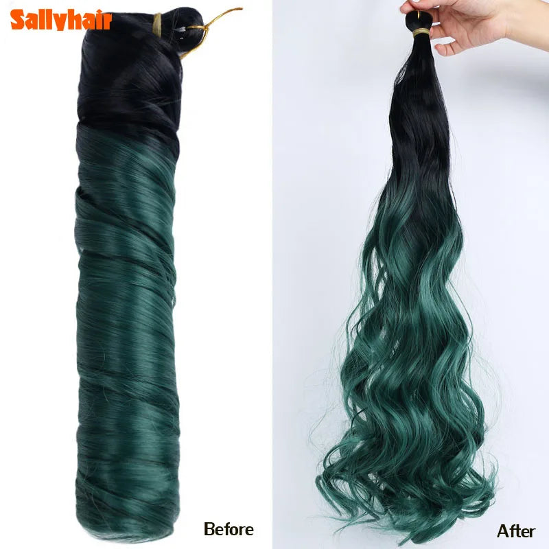 Synthetic French Spiral Curly Pre-Stretched Braiding Hair